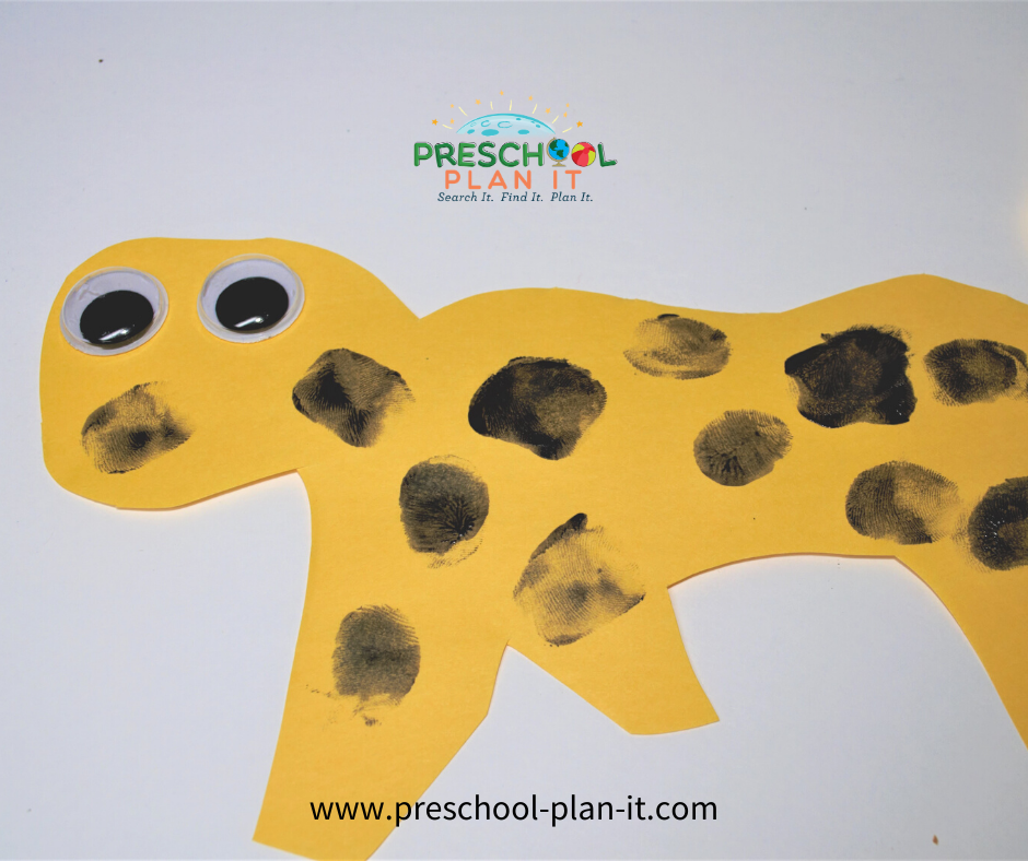 Rain Forest Preschool tema kunst aktivitet