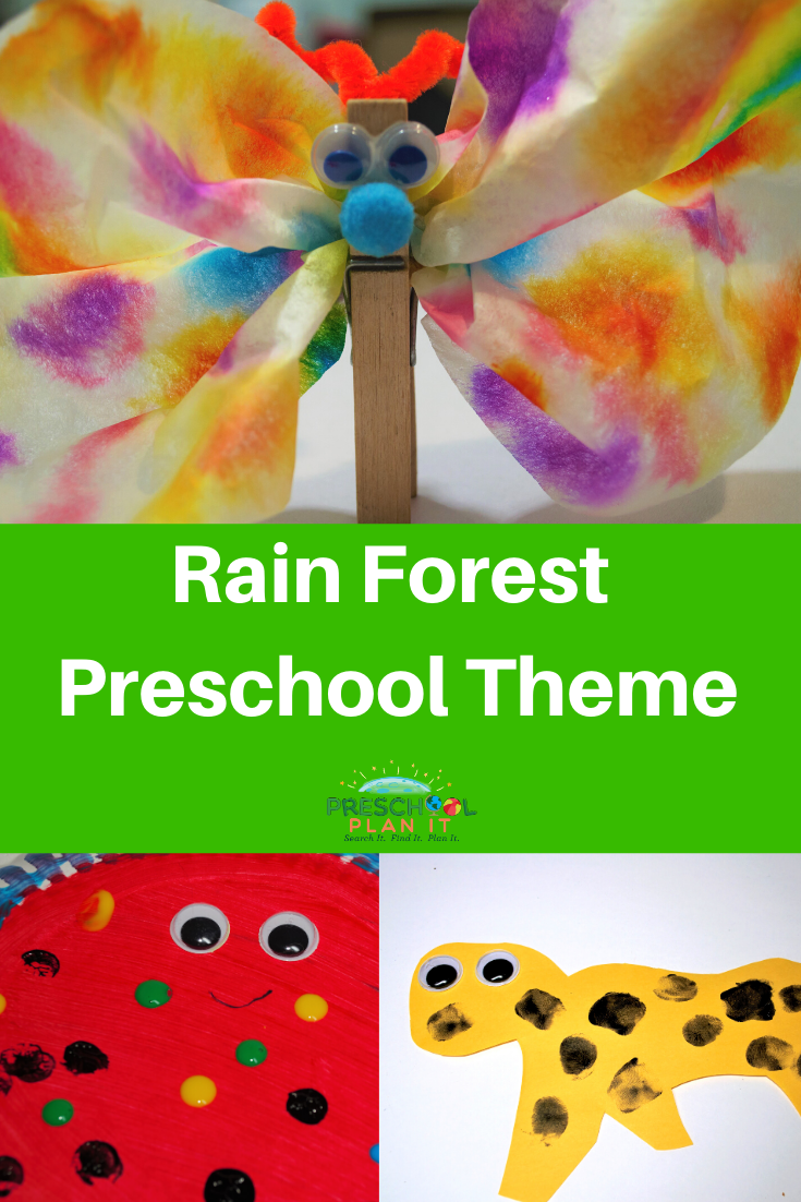 Rain Forest Preschool tema