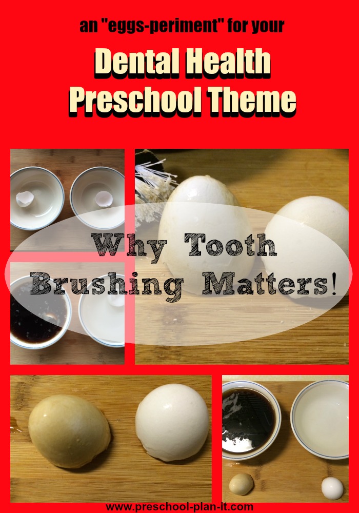 Dental Health Science Teeth Experiment - Pre-K Pages