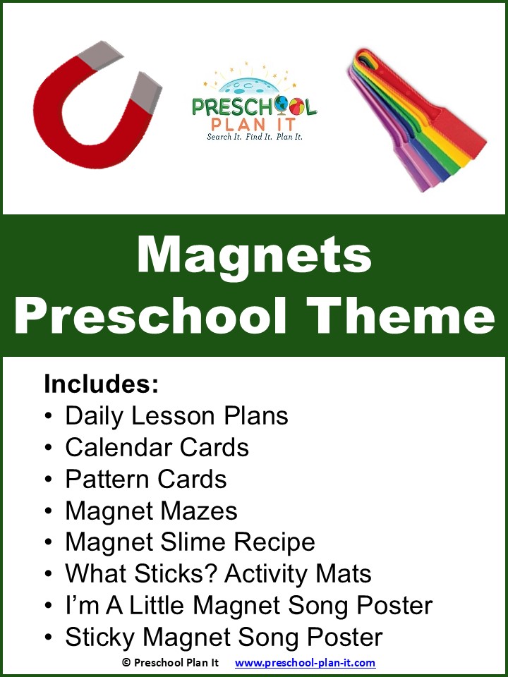 Magnets Preschool Theme Resource