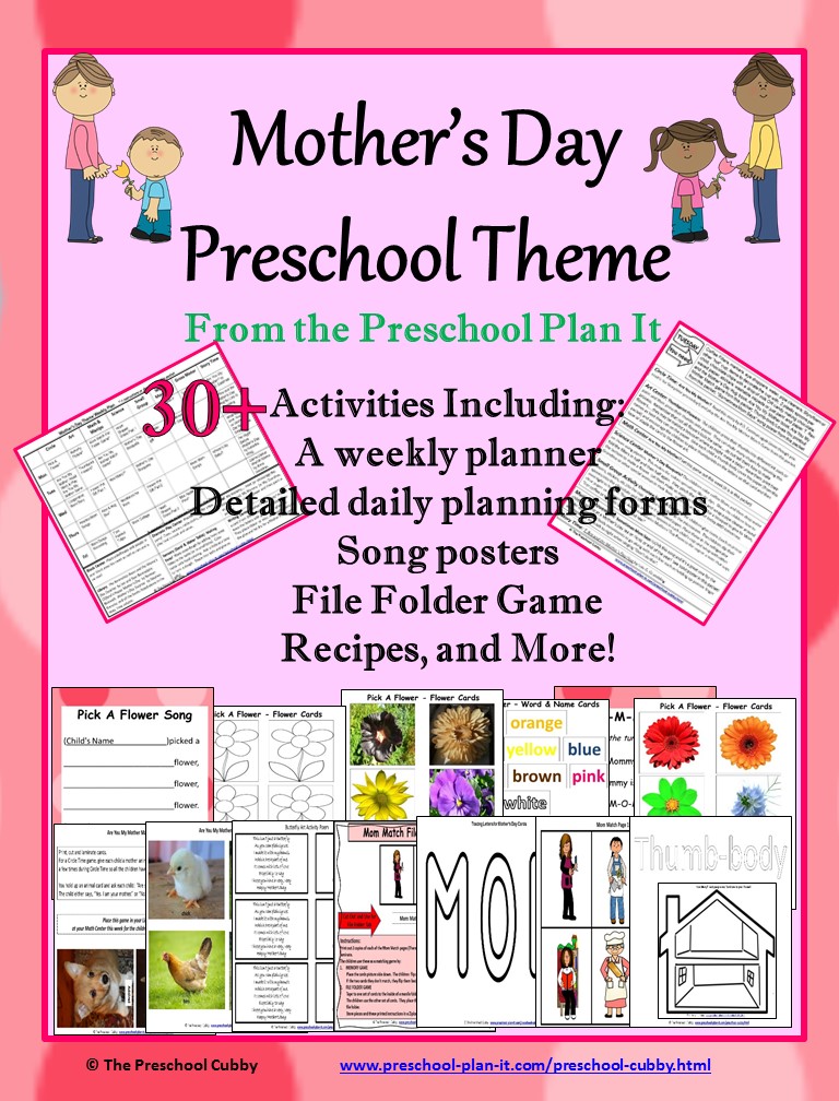 Mothers Day Activities Theme for Preschool